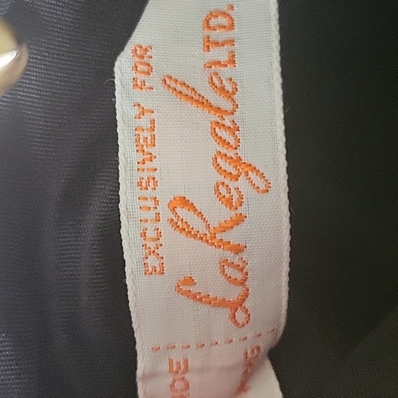 LaRagale, LTD Vintage Black Evening Bag Circa 1950 - Picture 4 of 4